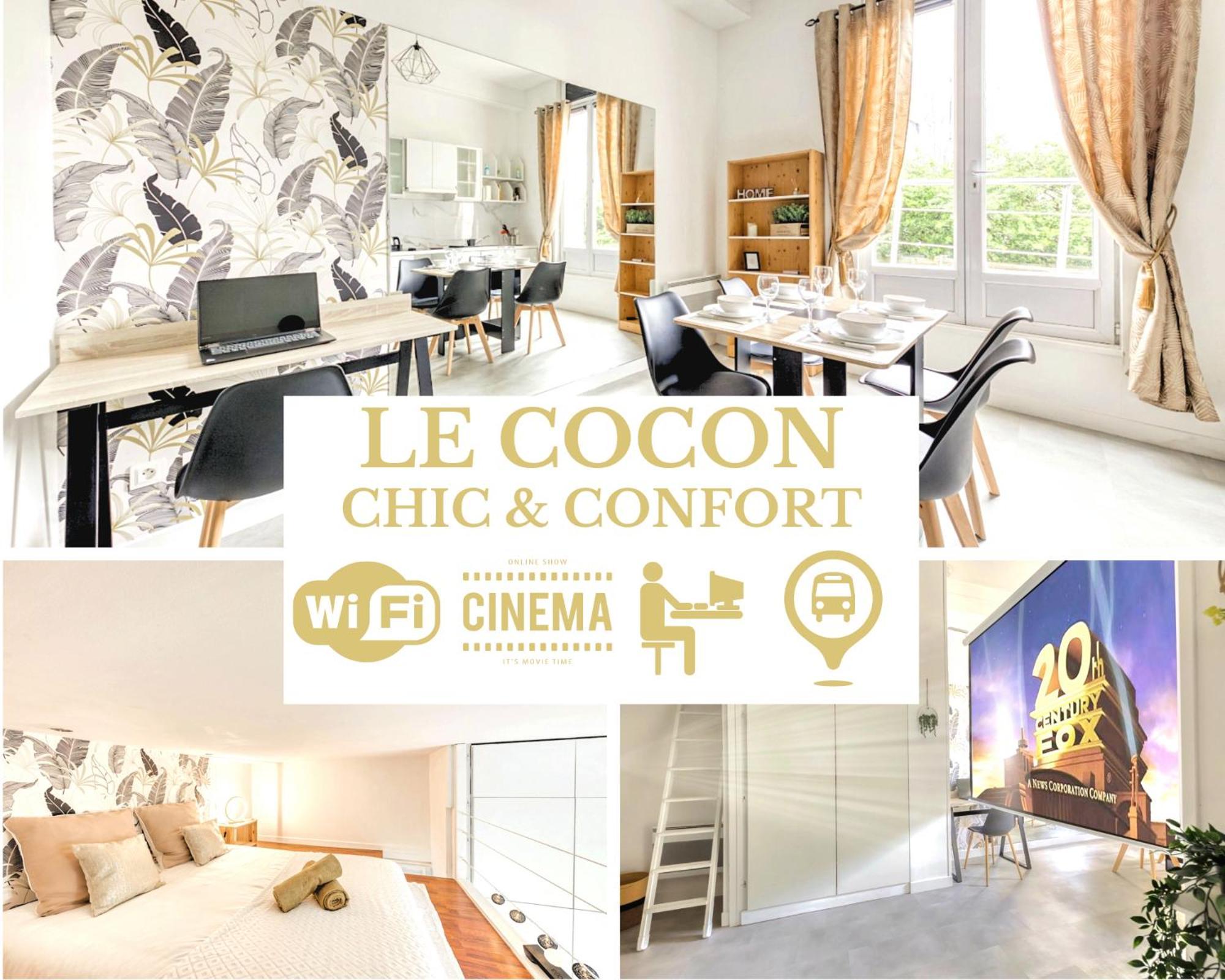 Le Cocon - Confort - Cinema - Espace De Travail - Netflix & Chill - Proche Paris - Offre Speciale กาช็อง ภายนอก รูปภาพ